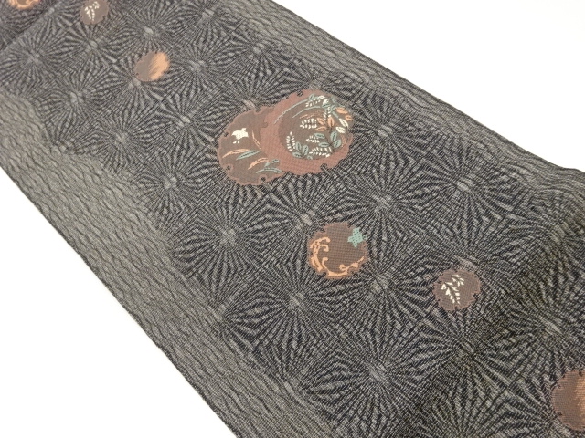 JAPANESE FUKURO OBI / WOVEN SNOWFLAKE